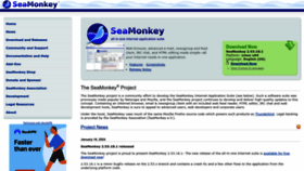 What Seamonkey-project.org website looks like in 2024 
