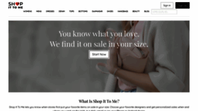 What Shopittome.com website looks like in 2024 