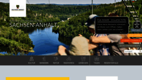 What Sachsen-anhalt-tourismus.de website looks like in 2024 