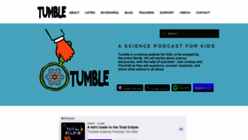 What Sciencepodcastforkids.com website looks like in 2024 