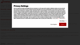 What Swiss.com website looks like in 2024 