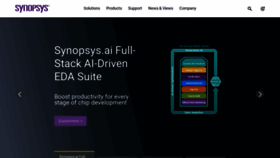 What Synopsys.com website looks like in 2024 
