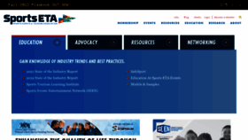 What Sportseta.org website looks like in 2024 