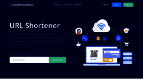 What Shortenworld.com website looks like in 2024 
