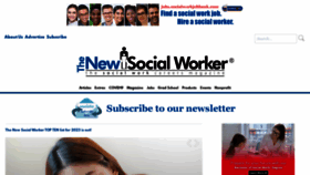 What Socialworker.com website looks like in 2024 