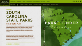 What Southcarolinaparks.com website looks like in 2024 