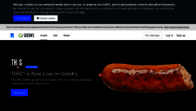 What Seedrs.com website looks like in 2024 
