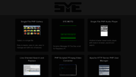 What Sye.dk website looked like in 2024 (1 year ago)