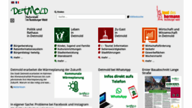 What Stadtdetmold.de website looks like in 2024 