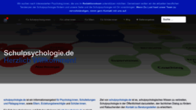 What Schulpsychologie.de website looks like in 2024 