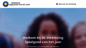 What Speelgoedvanhetjaar.nl website looks like in 2024 