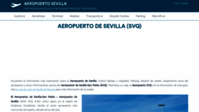 What Sevilla-airport.com website looks like in 2024 