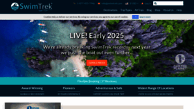 What Swimtrek.com website looks like in 2024 