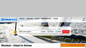 What Skiurlaub-infos.de website looks like in 2024 
