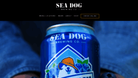 What Seadogbrewing.com website looks like in 2024 