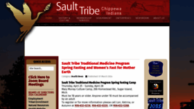 What Saulttribe.com website looked like in 2024 (1 year ago)
