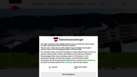What Schwarzwaldverein.de website looks like in 2024 