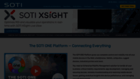 What Soti.net website looks like in 2024 