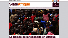What Slateafrique.com website looks like in 2024 
