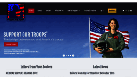What Supportourtroops.org website looks like in 2024 