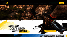 What Sidas.com website looks like in 2024 