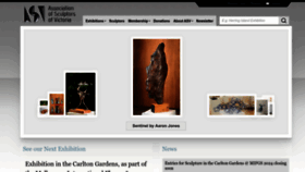 What Sculptorsvictoria.asn.au website looks like in 2024 