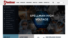 What Spellmanhv.com website looks like in 2024 