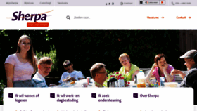 What Sherpa.org website looked like in 2024 (1 year ago)