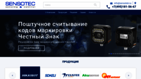 What Sensotek.ru website looks like in 2024 