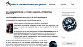What Schluesseldienstvergleich.eu website looks like in 2024 