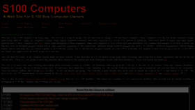 What S100computers.com website looks like in 2024 