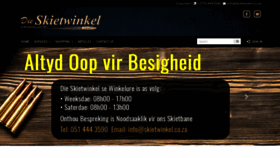 What Skietwinkel.com website looks like in 2024 