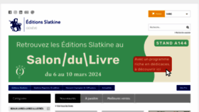 What Slatkine.com website looks like in 2024 