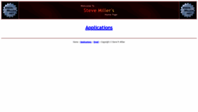 What Stevemiller.net website looks like in 2024 
