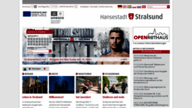 What Stralsund.de website looks like in 2024 
