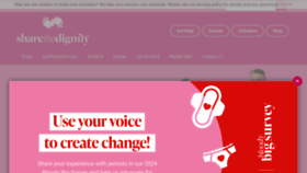What Sharethedignity.org.au website looks like in 2024 