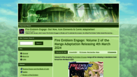 What Serenesforest.net website looks like in 2024 