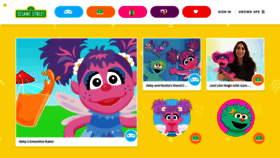 What Sesamestreet.org website looked like in 2024 (1 year ago)