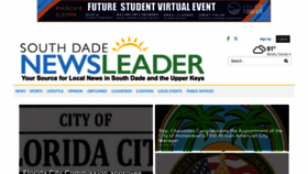 What Southdadenewsleader.com website looks like in 2024 