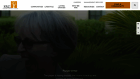 What Srgseniorliving.com website looks like in 2024 