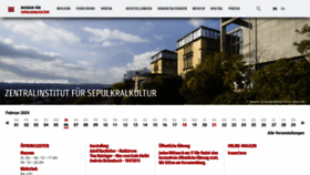 What Sepulkralmuseum.de website looks like in 2024 