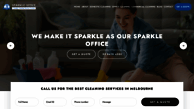 What Sparkleoffice.com.au website looks like in 2024 