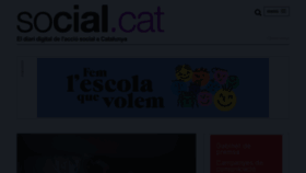 What Social.cat website looks like in 2024 