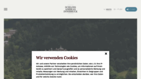 What Schlossambras-innsbruck.at website looks like in 2024 