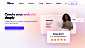 What Sitew.fr website looks like in 2024 