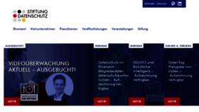 What Stiftungdatenschutz.org website looks like in 2024 