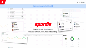 What Spordle.com website looks like in 2024 
