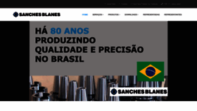What Sanchesblanes.com.br website looks like in 2024 