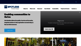 What Spotless.com website looked like in 2024 (1 year ago)