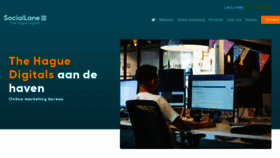 What Sociallane.nl website looks like in 2024 